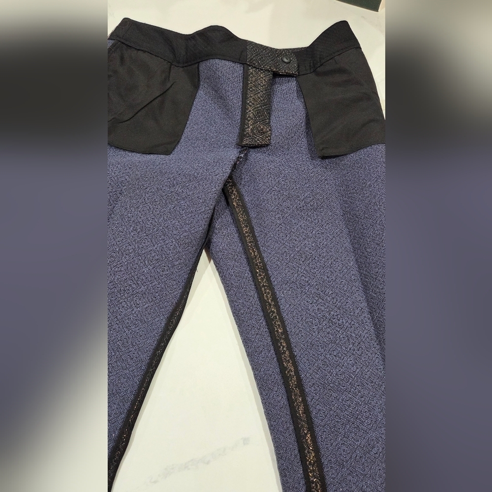 Ann Taylor LOFT Pants 8 Marisa Metallic Brocade Jacquard Pencil Ankle NWOT. - Picture 11 of 12
